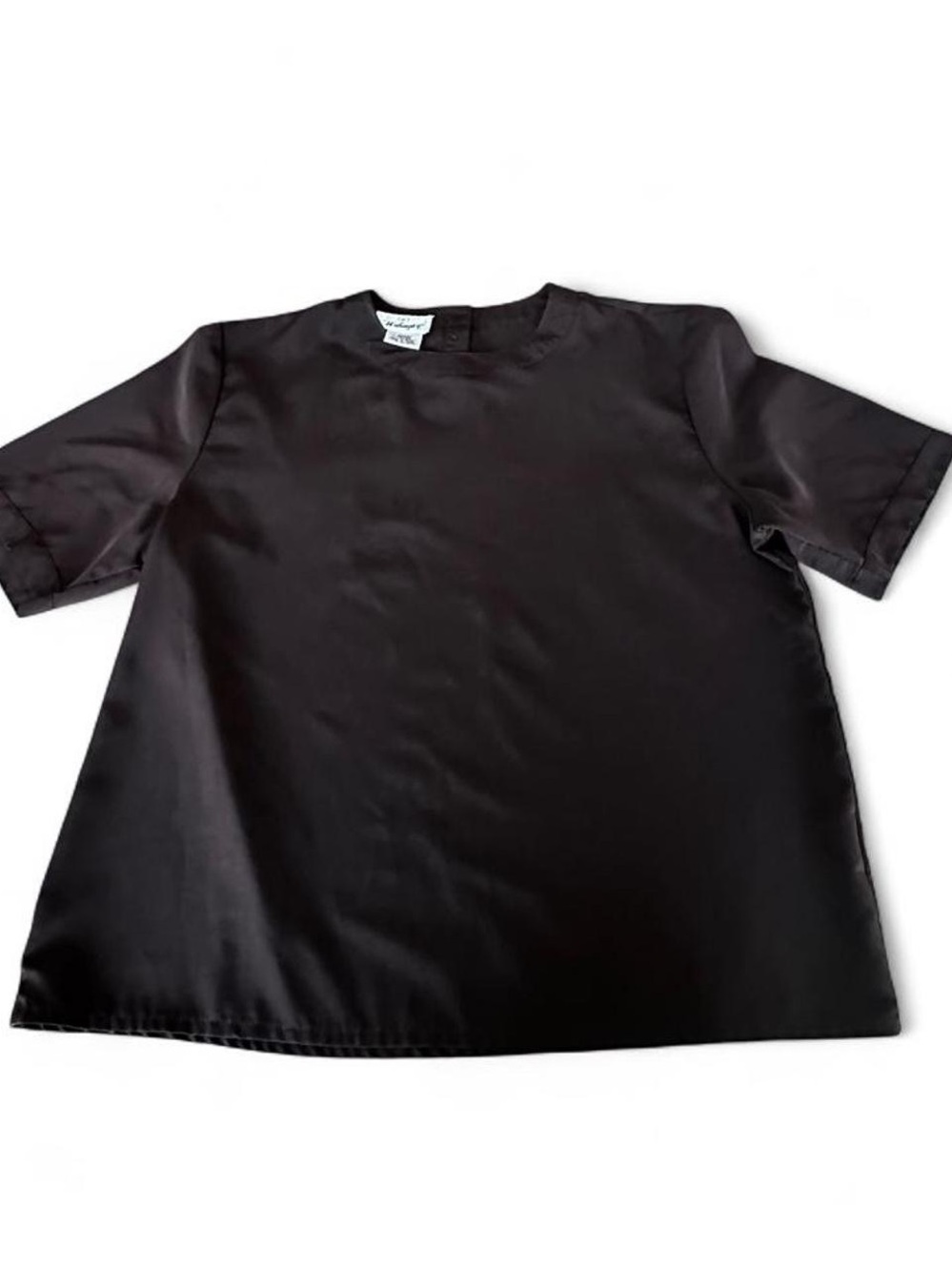 Worthington Brown Short Sleeve Boxy Blouse